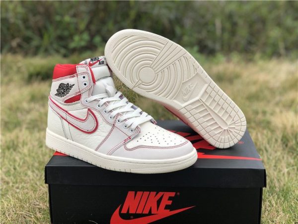 555088-160 Jordan 1 Phantom Sail University Red sole