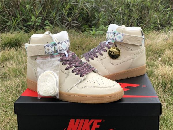 Air Jordan 1 Hi Strap N7 Light Cream trainer