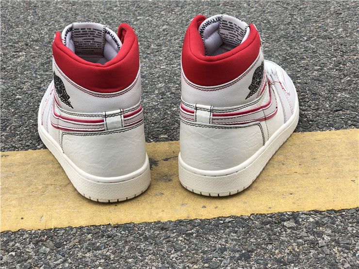 New Air Jordan 1 Phantom Retro High OG Sail/University Red 2019