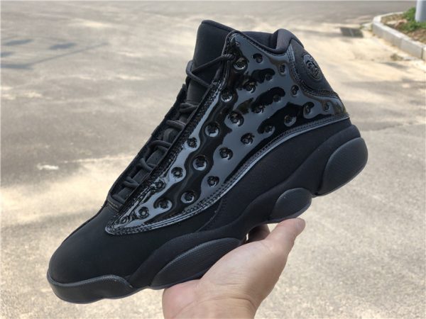 Air Jordan 13 Cap and Gown all Black