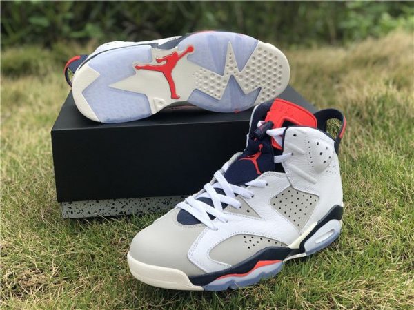 Tinker Hatfield Air Jordan 6 White Infrared shoes