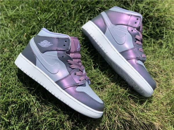 Air Jordan 1 Mid Metallic Purple women