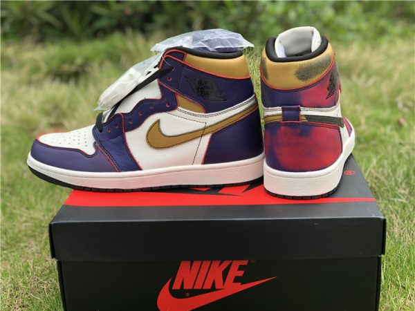 Air Jordan 1 Nike SB Lakers Chicago Court Purple for sale