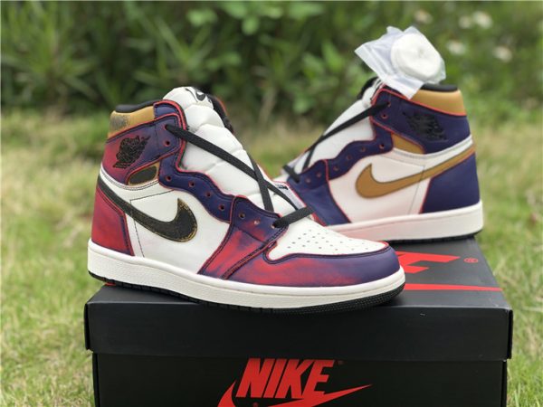 Air Jordan 1 Nike SB Lakers Chicago Court Purple sale