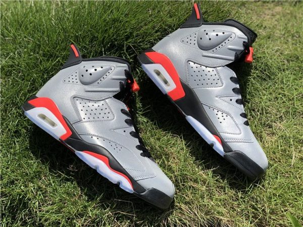 CI4072-001 Jordan 6 Infrared SP Reflective Silver 3M shoes