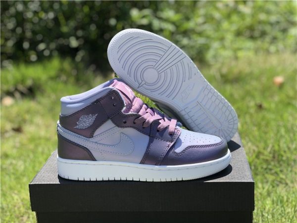 GS Air Jordan 1 Mid Metallic Purple for sale