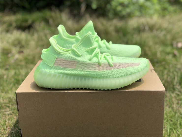 adidas yeezy green glow