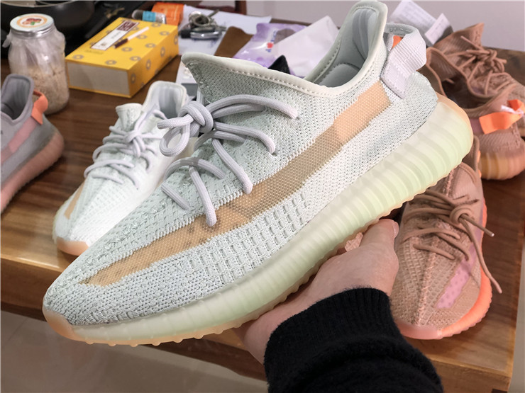 close look adidas Yeezy Boost 350 V2 Hyperspace EG7491