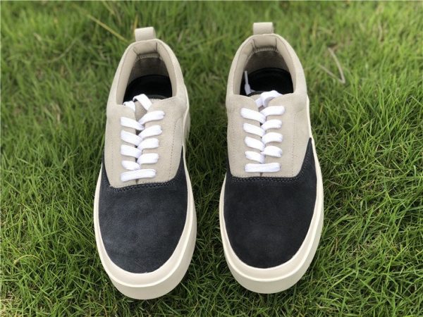 Fear of God 101 low Vintage Black Bone Suede front