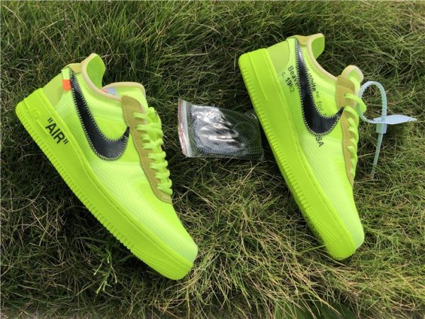 Air Force 1 Low Off-White Volt shoes