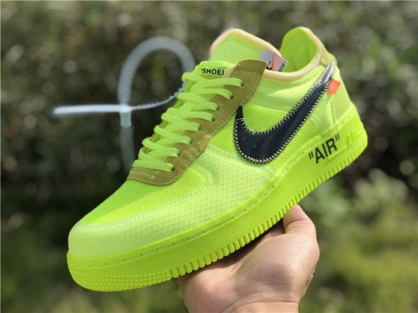 Air Force 1 Low Off-White Volt trainer