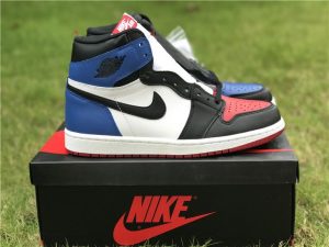 Air Jordan 1 Retro Top 3 Black Varsity Red Royal