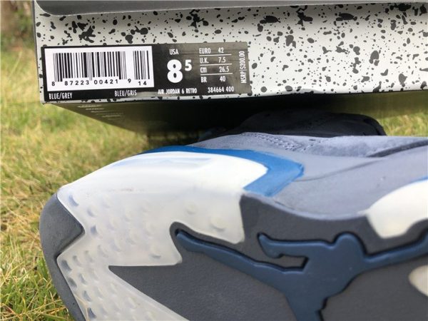 Air Jordan 6 Jimmy Butler Diffused Blue detail