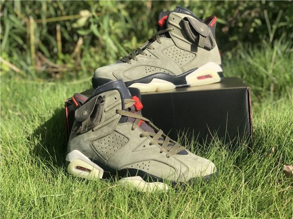 Air Jordan 6 Travis Scott Medium Olive trainer