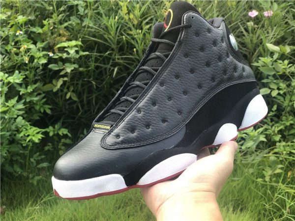 Jordan 13 Retro Playoffs Black Varsity Red for sale