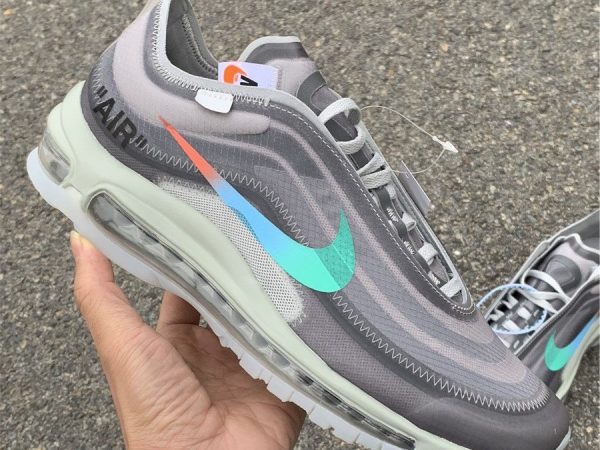 Nike Air Max 97 Menta Off-White on hand