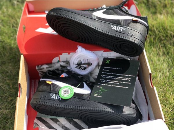 Nike The 10 Off-White Air Force 1 Low Black in box