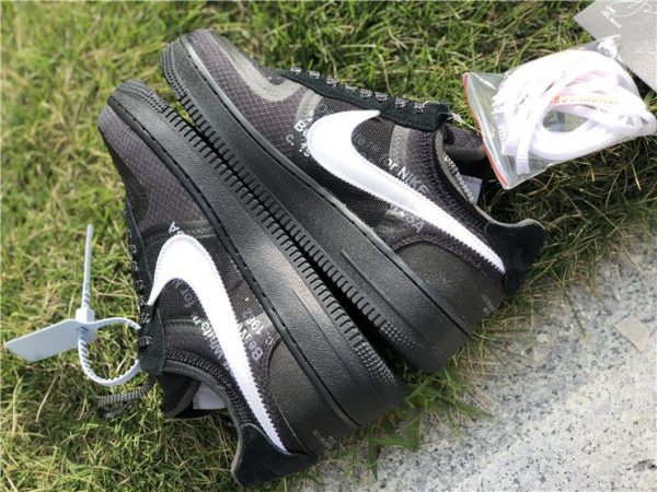 Nike The 10 Off-White Air Force 1 Low Black sneaker
