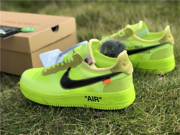 Volt Off-White Nike air force 1 low shoes