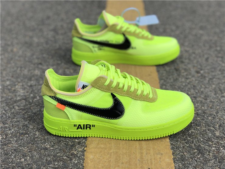 Nike The 10 Air Force 1 Low Off-White Volt AO4606-700
