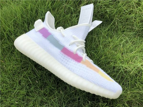 Adidas Yeezy 350 Boost V2 White Colorfull Strip sneaker