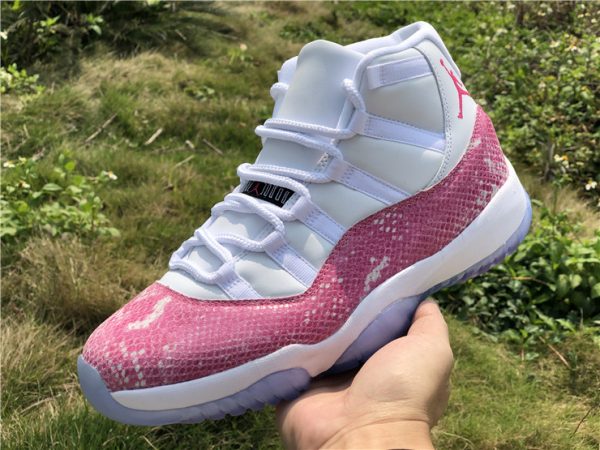 Air Jordan 11 High Snakeskin Pink trainer