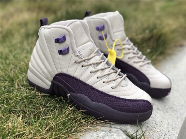 Air Jordan 12 Desert Sand Pro Purple