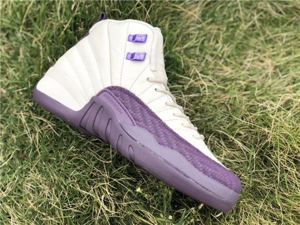 Air Jordan 12 Desert Sand Pro Purple side