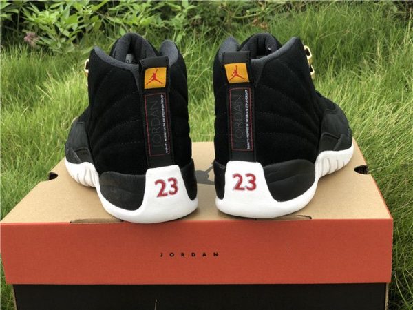 Air Jordan 12 Reverse Taxi heel