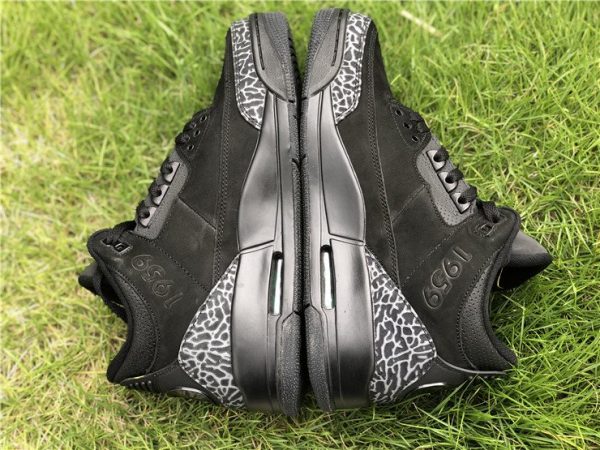 Air Jordan 3 Oregon Black Dark Grey Green 3M Reflective sneaker
