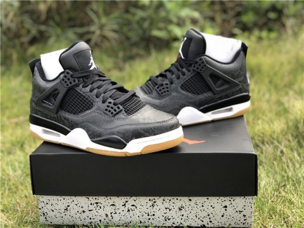 Air Jordan 4 Black Laser shoes