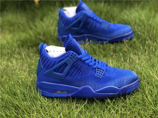 Air Jordan 4 Flyknit Royal Blue footwear