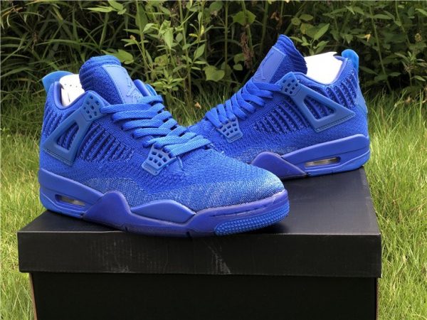 Air Jordan 4 Flyknit Royal Blue for sale