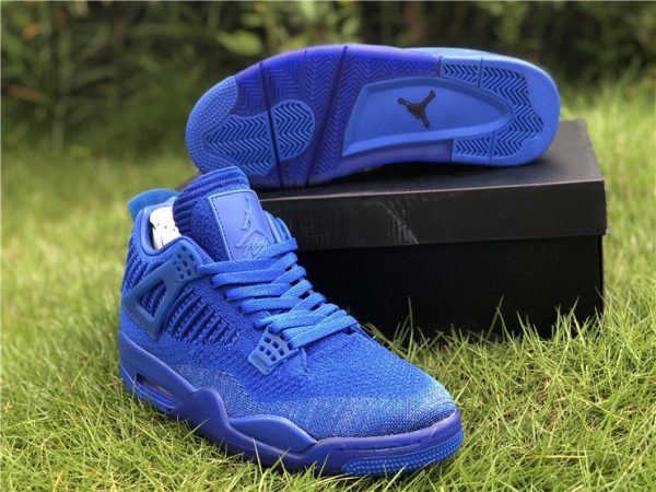 Air Jordan 4 Flyknit Royal Blue shoes