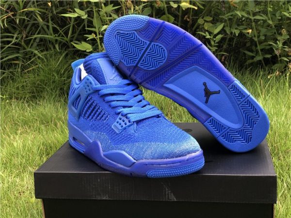 Air Jordan 4 Flyknit Royal Blue trainer