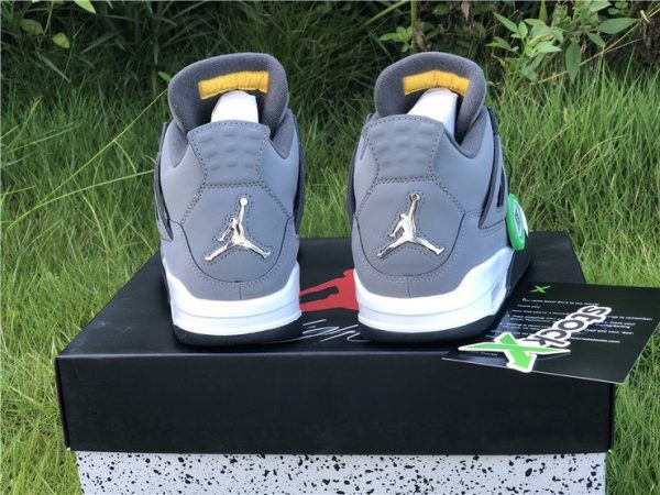 Air Jordan 4 Retro Cool Grey 2019 heel