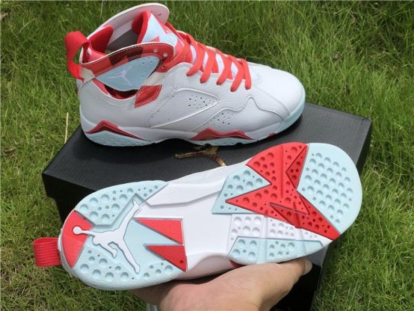 Air Jordan 7 GS Topaz Mist footwear