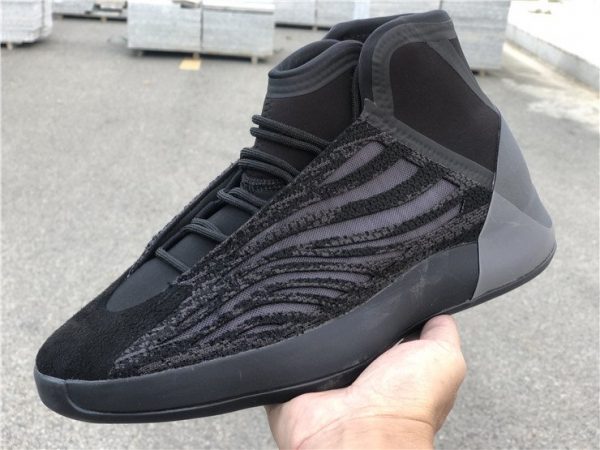 All Black adidas Yeezy Basketball EG1536