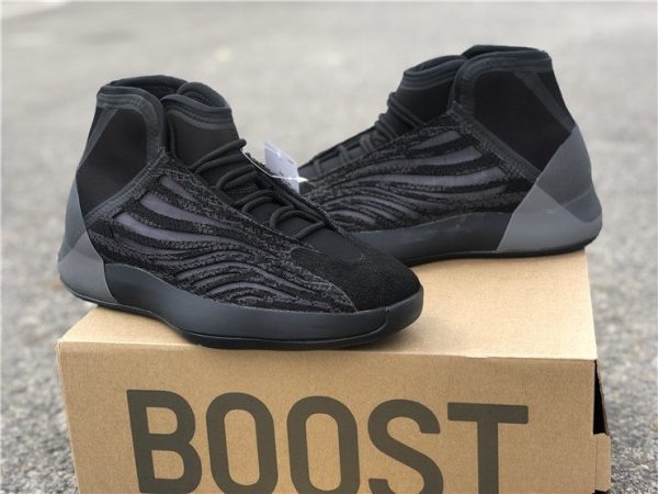 All Black adidas Yeezy Basketball EG1536 shoes