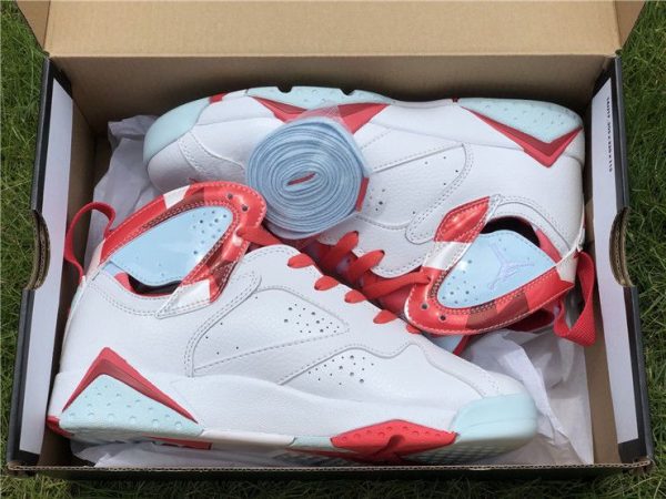 GS Air Jordan 7 Topaz Mist in box