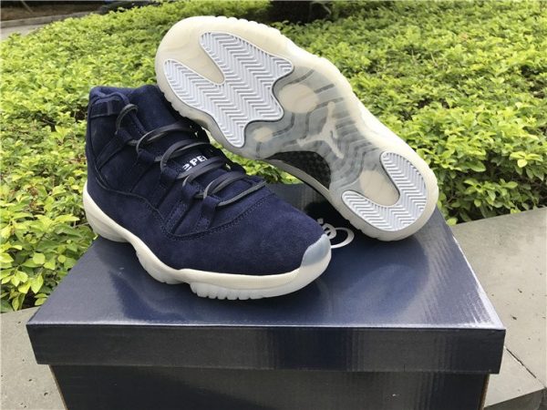 Jordan 11 Navy Sudede Derek Jeter RE2PECT for sale