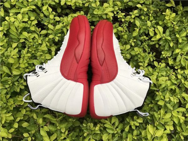 Jordan 12 Cherry White Red panel