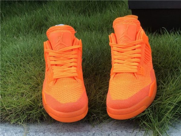 Jordan 4 Flyknit AQ3559-800 Total Orange shoes