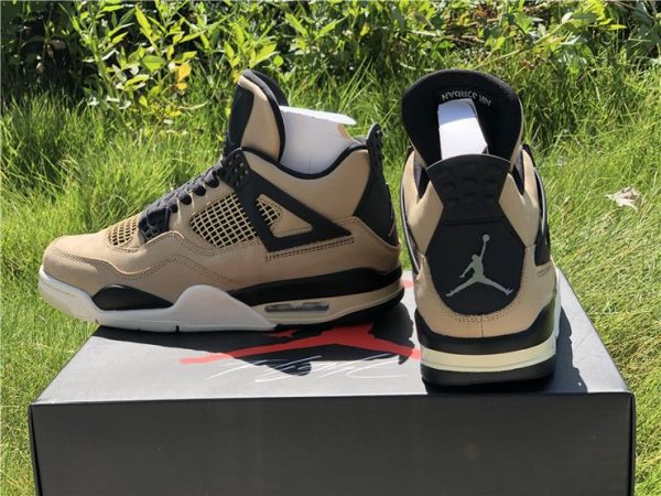 Jordan 4 Mushroom Fossil AQ9129-200 heel