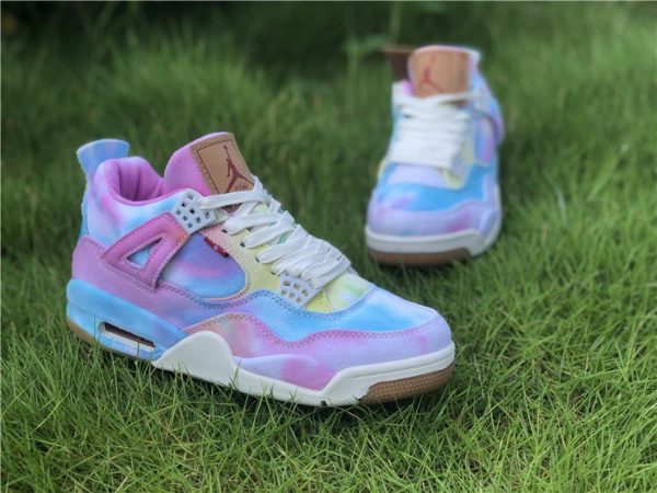 Larry Luk Jordan 4 X Leevi Tie-dyed