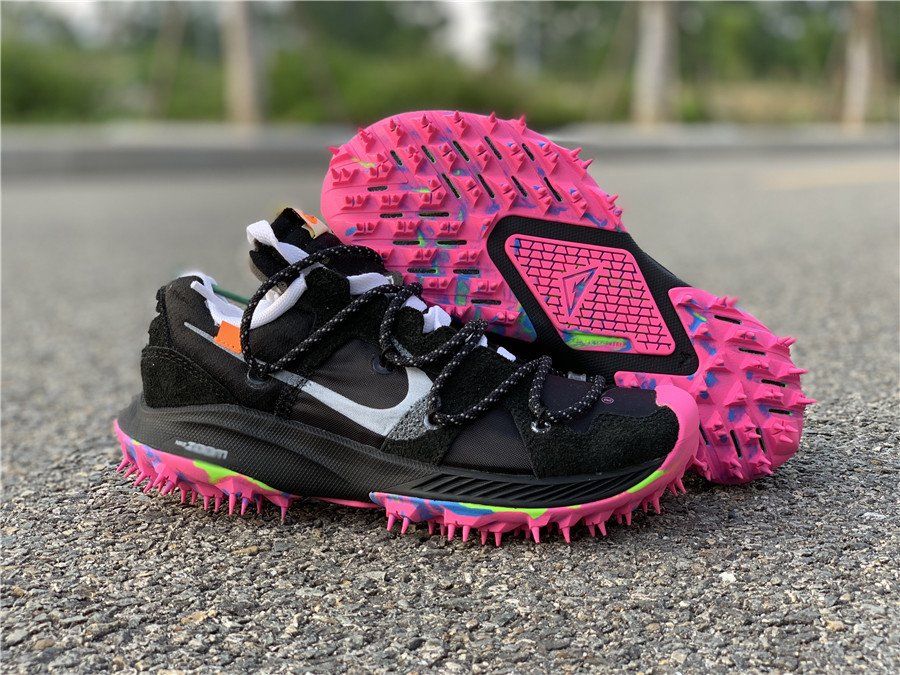 Nike Zoom Terra Kiger 5 Off-White Black Pink track spikes