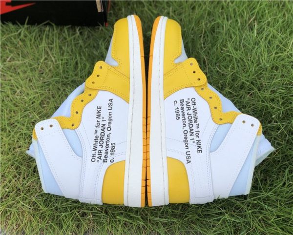 Off-White Air Jordan 1 Yellow panel