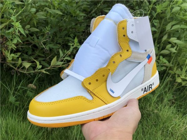 Off-White Air Jordan 1 Yellow white