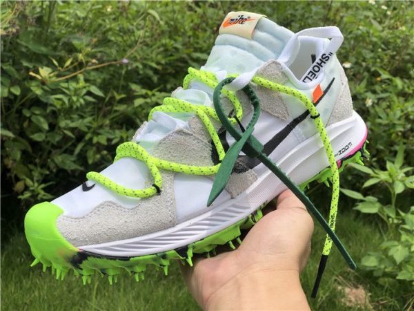 Off-White X Nike Zoom Terra Kiger 5 White shoes