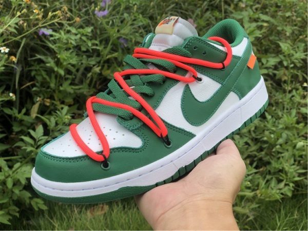 Off-White x Nike Dunk Low Pine Green trainer